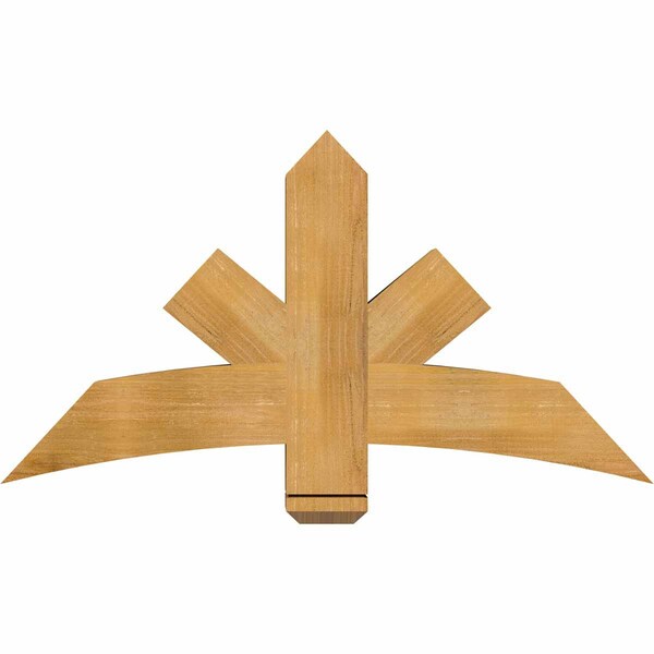 Ekena Millwork Alberta Rough Sawn Timber Gable Bracket, Western Red Cedar, 48"W x 26"H x 6"D x 6"F, 13/12 Pitch GBW048X26X0606ALB00RWR - main